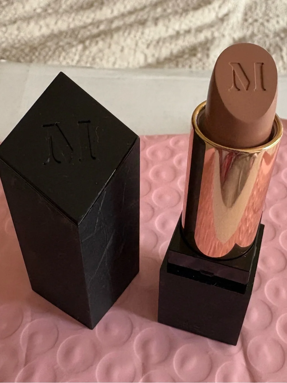 Morphe Bare All Mega Matte Super Mat Nude Pink Lipstick
